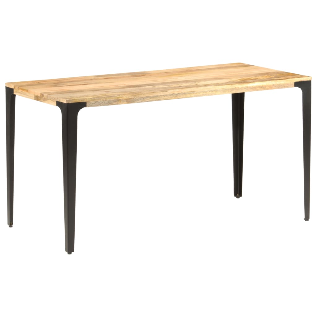 vidaXL Dining Table 140x70x76 cm Solid Mango Wood