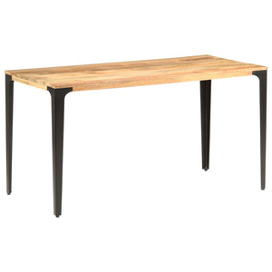 vidaXL Dining Table 140x70x76 cm Solid Mango Wood