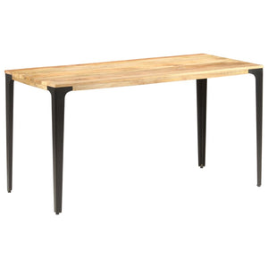 vidaXL Dining Table 140x70x76 cm Solid Mango Wood