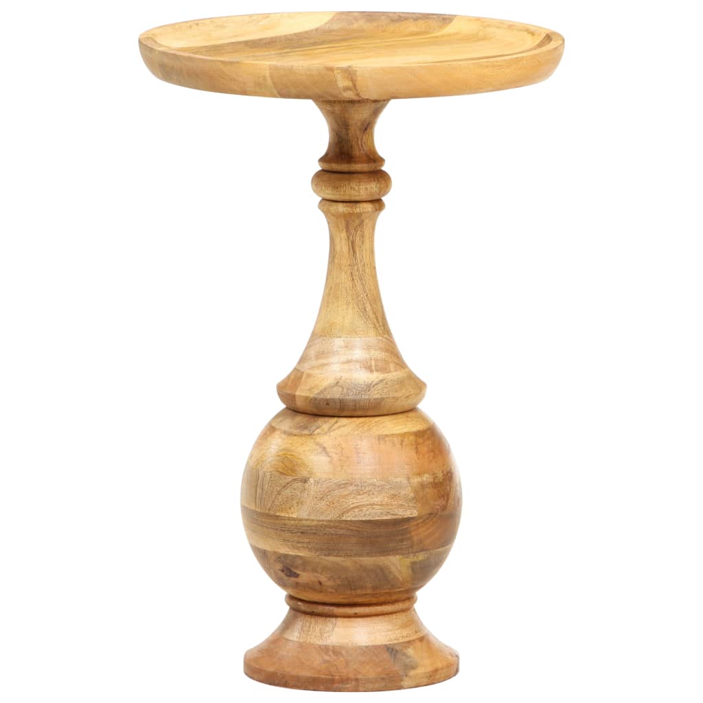 vidaXL Round Side Table 43x43x66 cm Solid Mango Wood