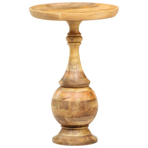 vidaXL Round Side Table 43x43x66 cm Solid Mango Wood