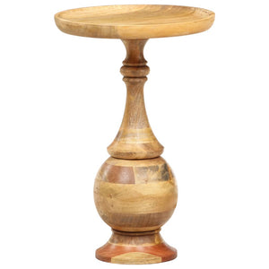 vidaXL Round Side Table 43x43x66 cm Solid Mango Wood