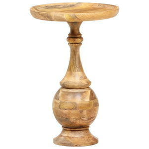 vidaXL Round Side Table 43x43x66 cm Solid Mango Wood