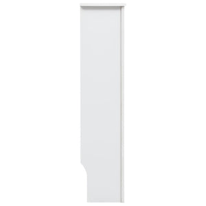 vidaXL Radiator Covers 2 pcs White 112x19x81.5 cm MDF