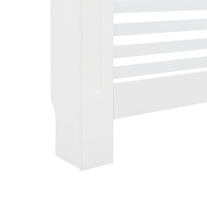 vidaXL Radiator Covers 2 pcs White 112x19x81.5 cm MDF