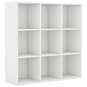 vidaXL Book Cabinet White 98x29x97.5 cm Engineered Wood