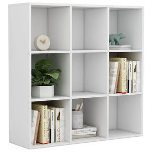 vidaXL Book Cabinet White 98x29x97.5 cm Engineered Wood