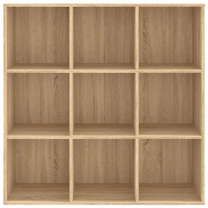 vidaXL Book Cabinet Sonoma Oak 98x29x97.5 cm Engineered Wood