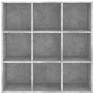 vidaXL Book Cabinet Concrete Grey 98x29x97.5 cm Engineered Wood