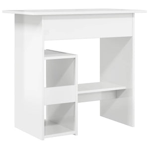 vidaXL Desk High Gloss White 80x45x74 cm Engineered Wood