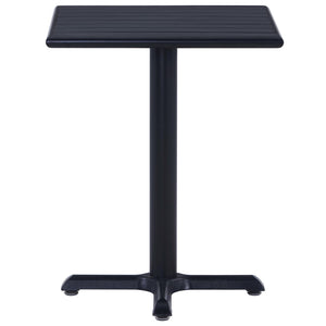 vidaXL Garden Table  Black 60x60x75 cm