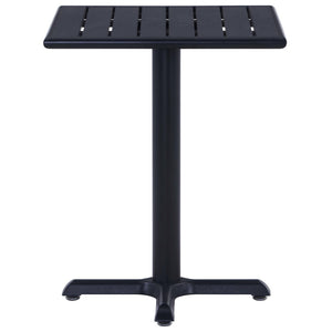 vidaXL Garden Table  Black 60x60x75 cm