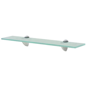 vidaXL Floating Shelves 2 pcs Glass 50x10 cm 8 mm