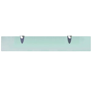 vidaXL Floating Shelves 2 pcs Glass 60x10 cm 8 mm