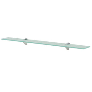 vidaXL Floating Shelves 2 pcs Glass 80x10 cm 8 mm