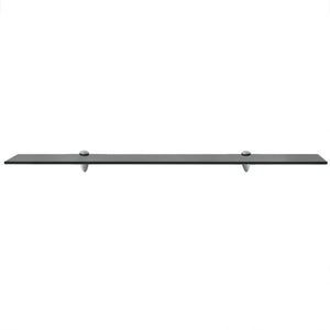 vidaXL Floating Shelves 2 pcs Glass 90x20 cm 8 mm