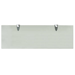 vidaXL Floating Shelves 2 pcs Glass 60x20 cm 8 mm