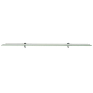 vidaXL Floating Shelves 2 pcs Glass 100x20 cm 8 mm