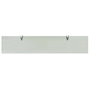 vidaXL Floating Shelves 2 pcs Glass 100x20 cm 8 mm