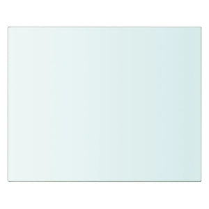 vidaXL Shelves 2 pcs Panel Glass Clear 20x20 cm