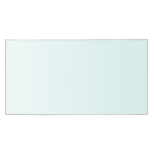 vidaXL Shelves 2 pcs Panel Glass Clear 20x30 cm