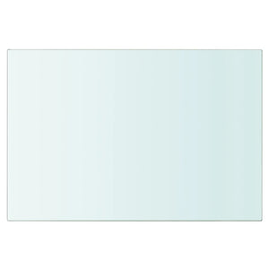 vidaXL Shelves 2 pcs Panel Glass Clear 30x15 cm