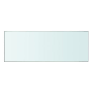 vidaXL Shelves 2 pcs Panel Glass Clear 40x12 cm