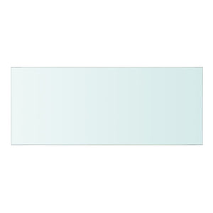 vidaXL Shelves 2 pcs Panel Glass Clear 50x20 cm