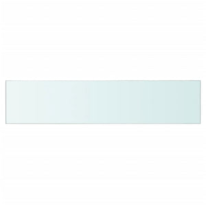 vidaXL Shelves 2 pcs Panel Glass Clear 60x12 cm