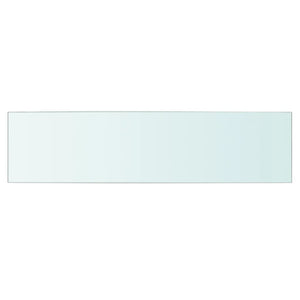 vidaXL Shelves 2 pcs Panel Glass Clear 60x15 cm