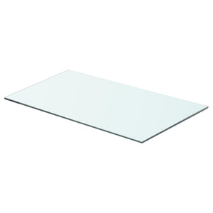 vidaXL Shelves 2 pcs Panel Glass Clear 60x30 cm