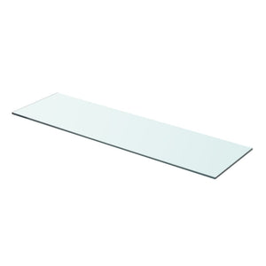 vidaXL Shelves 2 pcs Panel Glass Clear 70x20 cm