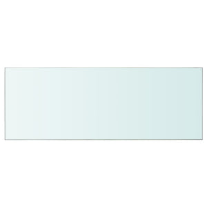 vidaXL Shelves 2 pcs Panel Glass Clear 80x30 cm