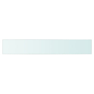 vidaXL Shelves 2 pcs Panel Glass Clear 90x15 cm