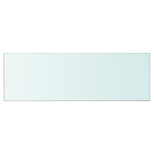 vidaXL Shelves 2 pcs Panel Glass Clear 90x30 cm