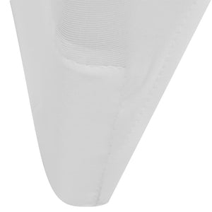 vidaXL Chair Cover Stretch White 24 pcs