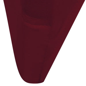 vidaXL Chair Cover Stretch Burgundy 24 pcs