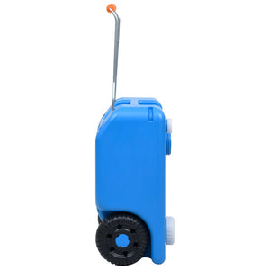 vidaXL Wheeled Water Tank for Camping 25 L Blue