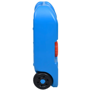 vidaXL Wheeled Water Tank for Camping 40 L Blue