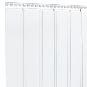 vidaXL Strip Curtain Roll PVC 2mm x 200mm 25 m