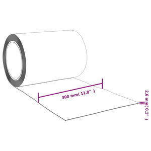 vidaXL Strip Curtain Roll PVC 3mm x 300mm 25 m