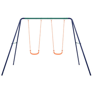 vidaXL Swing Set with 2 Seats Steel