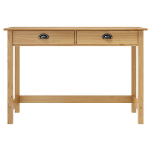 vidaXL Console Table Hill with 2 Drawers 110x45x74 cm Solid Pine Wood