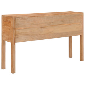 vidaXL Sideboard 125x30x75 cm Solid Teak Wood