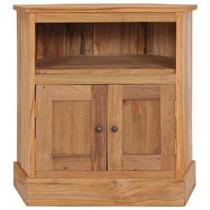 vidaXL Corner Sideboard 60x45x60 cm Solid Teak Wood