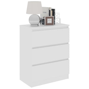 vidaXL Sideboard White 60x35x76 cm Engineered Wood