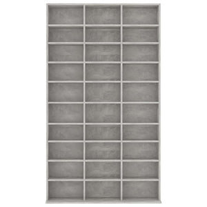 vidaXL CD Cabinet Concrete Grey 102x16x177.5 cm Engineered Wood