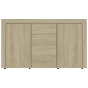 vidaXL Sideboard Sonoma Oak 120x36x69 cm Engineered Wood