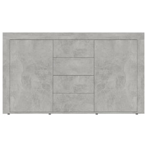 vidaXL Sideboard Concrete Grey 120x36x69 cm Engineered Wood