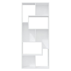 vidaXL Book Cabinet White 67x24x161 cm Engineered Wood